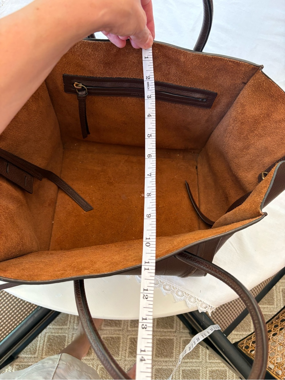 Celine Leather Luggage Phantom Medium - Picture 14 of 16